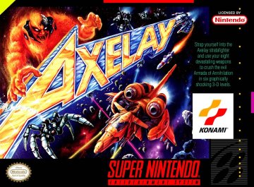 AXELAY box art (NTSC-USA)