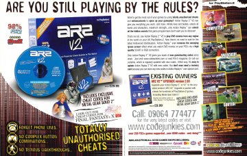 Action Replay 2 V2 (July 2002) (UK)