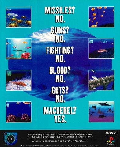 Aquanaut's Holiday (September 1996) (UK)