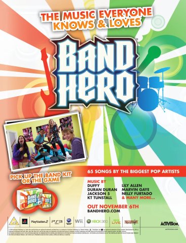 Band Hero (November 2009) (UK)