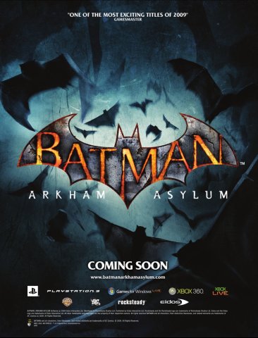 Batman: Arkham Asylum (June 2009) (UK)