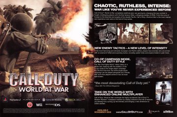 Call of Duty: World At War (October 2008) (UK)