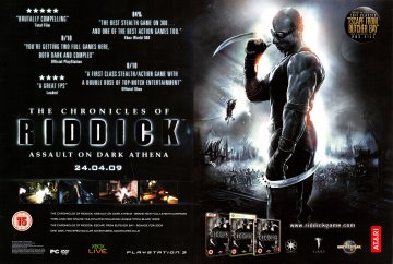 Chronicles of Riddick, The: Assault on Dark Athena (April 2009) (UK)