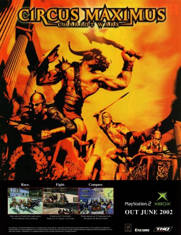 Circus Maximus: Chariot Wars (July 2002) (UK)