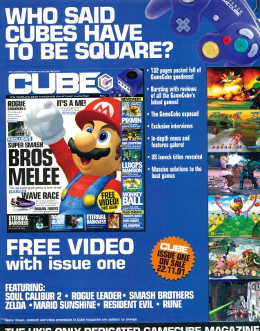 Cube (November 2001) (UK)