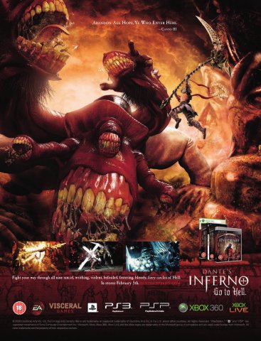 Dante's Inferno (January 2010) (UK)