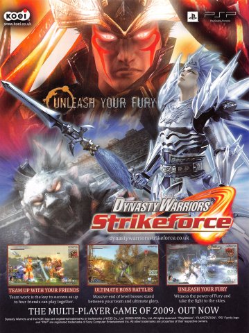 Dynasty Warriors: Strikeforce (May 2009) (UK)