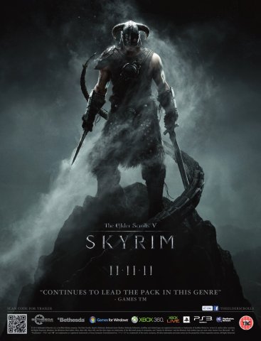 Elder Scrolls V, The: Skyrim (August 2011) (UK)