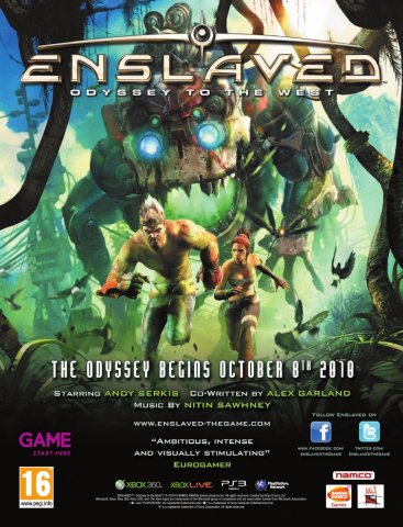 Enslaved: Odyssey to the West (September 2010) (UK)