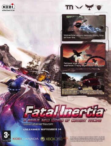 Fatal Inertia (September 2007) (UK)