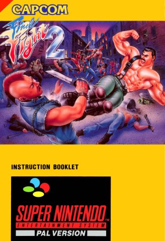 Final Fight 2 manual (PAL) (UK) (EU)