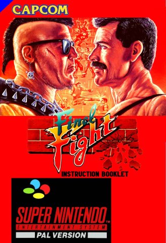 Final Fight manual (PAL) (UK) (EU)