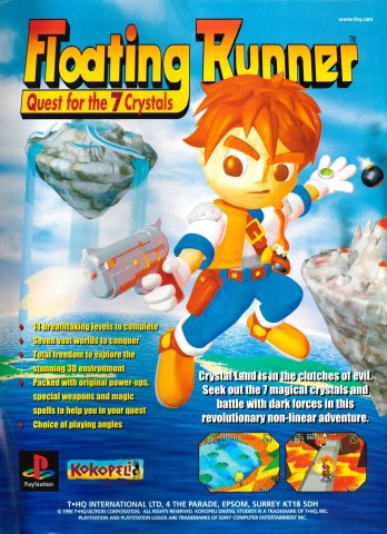 Floating Runner: Quest for the 7 Crystals (December 1996) (UK)