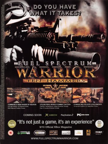 Full Spectrum Warrior: Ten Hammers (March 2006) (UK)