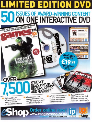 GamesTM Issues 1-50 DVD (December 2007) (UK)