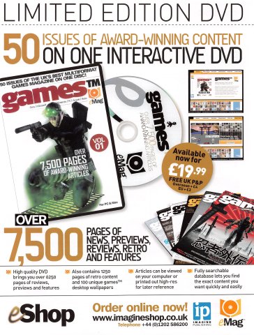 GamesTM Issues 1-50 DVD (July 2008) (UK)