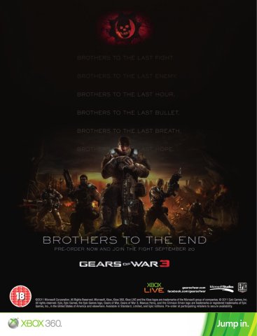 Gears of War 3 (September 2011) (UK)