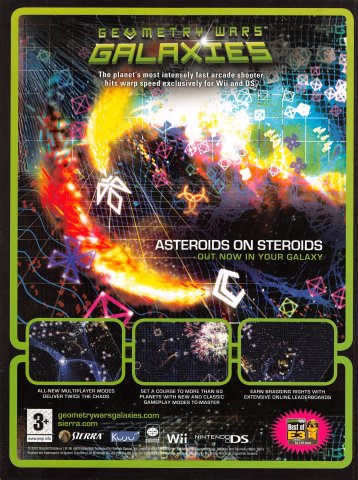 Geometry Wars: Galaxies (January 2008) (UK)