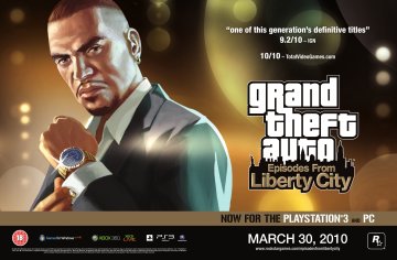 Grand Theft Auto: Episodes from Liberty City (March 2010) (UK)