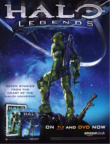 Halo Legends Blu-Ray/DVD (February 2010) (UK)