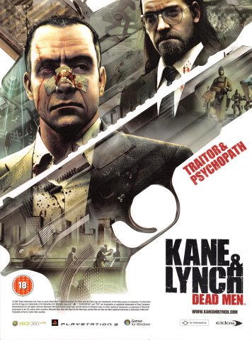 Kane & Lynch: Dead Men (November 2007) (UK)