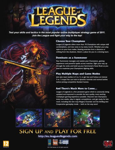 League of Legends (March 2011) (UK)