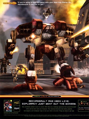 MechAssault (March 2003) (UK)