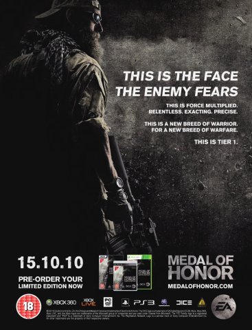 Medal of Honor (October 2010) (UK)