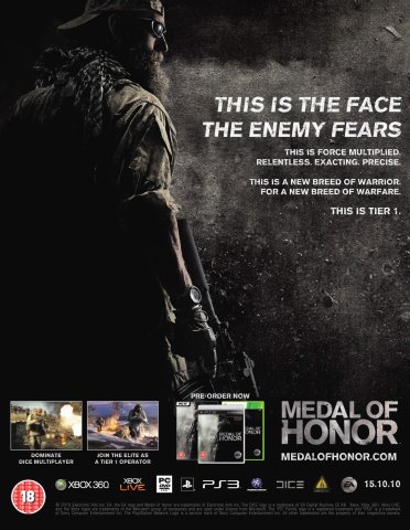 Medal of Honor (October 2010) (UK)