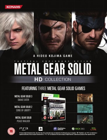 Metal Gear Solid HD Collection (February 2012) (UK)