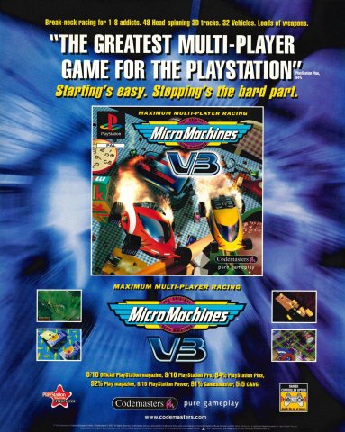 Micro Machines V3 (August 1997) (UK)