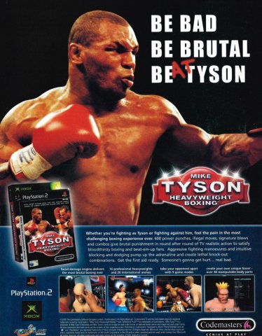 Mike Tyson Heavyweight Boxing (June 2002) (UK)