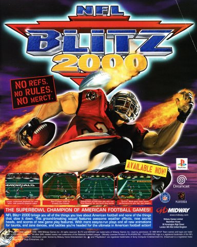 NFL Blitz 2000 (January 2000) (UK)