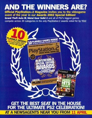 Official Playstation 2 Magazine Special Edition Awards 2002 (May 2002) (UK)