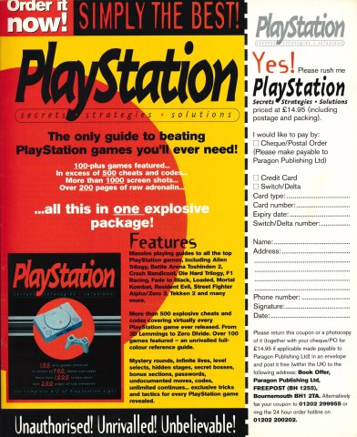 Playstation Secrets - Strategies - Solutions (February 1997) (UK)