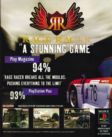 Rage Racer (July 1997) (UK)