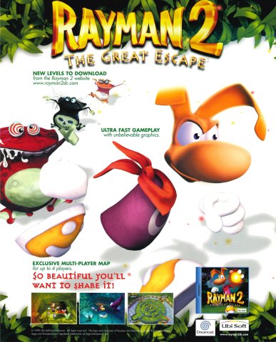 Rayman 2: The Great Escape (April 2000) (UK)