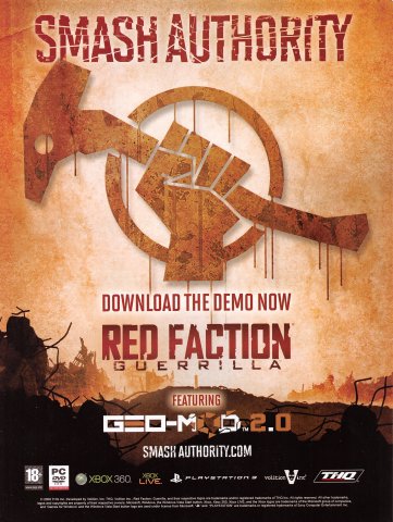 Red Faction: Guerrilla (April 2009) (UK)