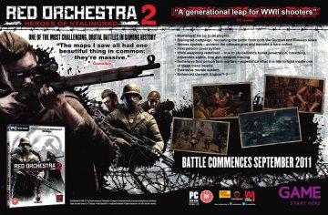 Red Orchestra 2: Heroes of Stalingrad (September 2011) (UK)