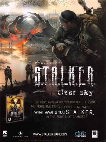 S.T.A.L.K.E.R. Clear Sky (September 2008) (UK)