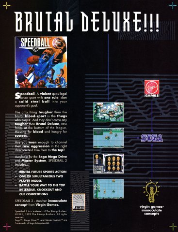 Speedball 2 (November 1992) (UK)