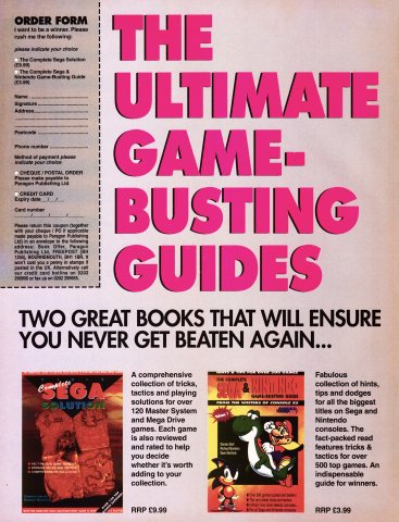 Complete Sega Solution, Complete Sega & Nintendo Game Busting Guide (December 1992) (UK)