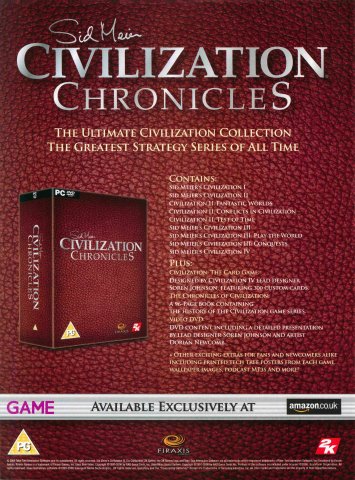 Sid Meier's Civilization Chronicles (December 2006) (UK)