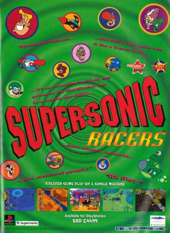 Supersonic Racers (November 1996) (UK)