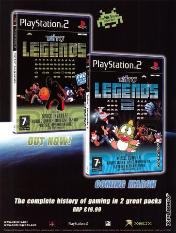 Taito Legends, Taito Legends 2 (March 2006) (UK)