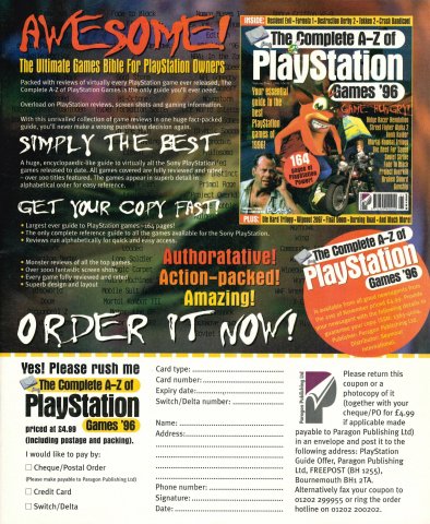 The Complete A-Z of Playstation Games '96 (December 1996) (UK)