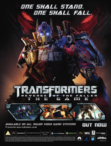 Transformers: Revenge of the Fallen (July 2009) (UK)