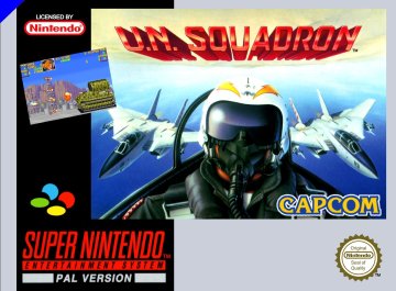 UN squadron boxart (PAL) (UK)