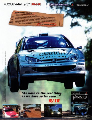 V-Rally 3 (August 2002) (UK)