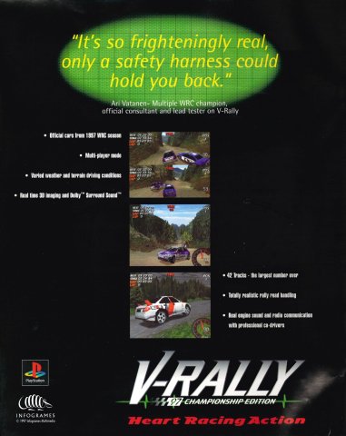 V-Rally: 97 Championship Edition (August 1997) (UK)